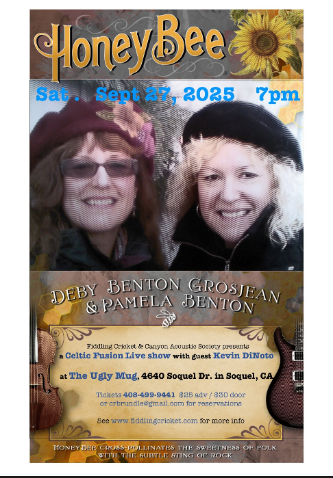 HoneyBee · Sat 9/27, 7p, $25
