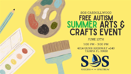 Free Autism Summertime Arts and Crafts Event