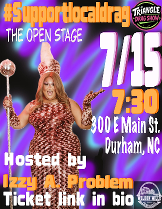 7/15 Triangle Drag at Weldon Mills Distillery
