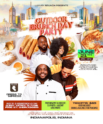 Luxury brunch outdoor