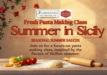 Summer in Sicily Pasta Making Class - Daytime Class