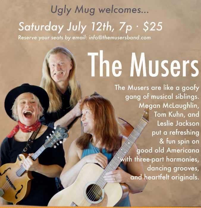 The Musers · Sat 8/15, 7pm, $30