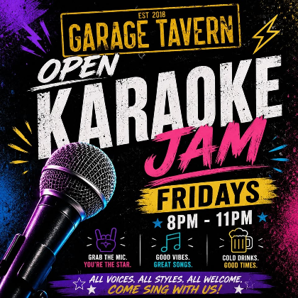 Karaoke EVERY FRIDAY!