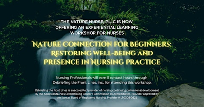 Nature Connection Workshop for Nurses