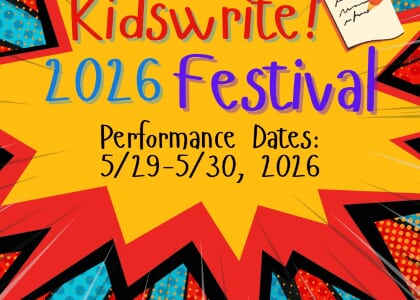 Burning Coal Theatre Presents KidsWrite! Festival 2026