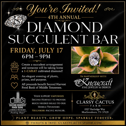 4th Annual Diamond Succulent Bar