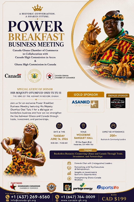 Power Breakfast Business Meeting with - His Majesty Otumfuo Osei Tutu II