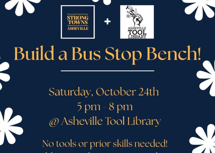 Asheville Bus Stop Bench Building Event | AVL GO