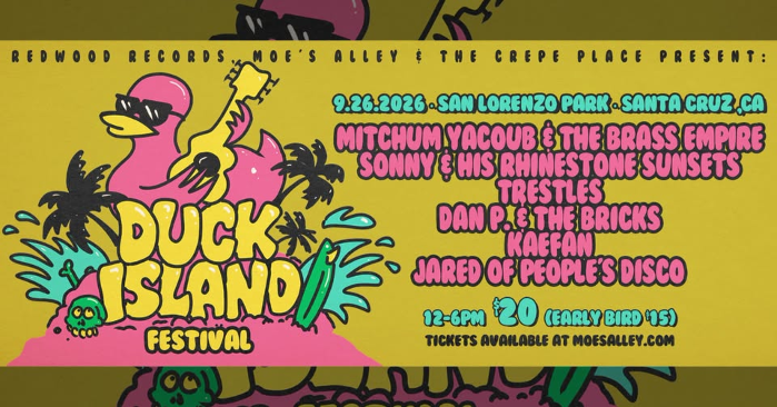 Duck Island Festival : Bands, Vendors, Food and Fun at San Lorenzo Park