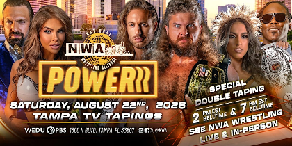 NWA Powerrr  Wrestling  (2 Shows) @ WEDU Studios