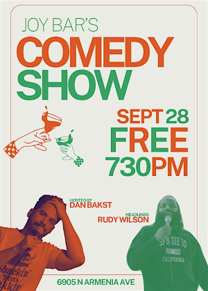 FREE Comedy Show @ Joy Bar Christmas Bar!