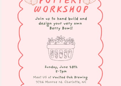 Pottery & Pints Workshop