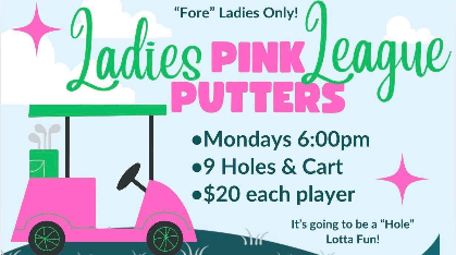 Ladies Pink League Putters