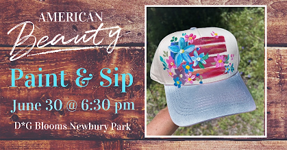 Paint & Sip: American Beauty Hat