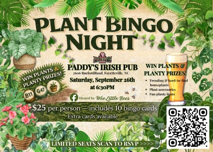Plant Bingo Night presented by Wee Little Bees