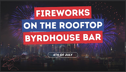 Fireworks on the Rooftop-Byrdhouse Bar