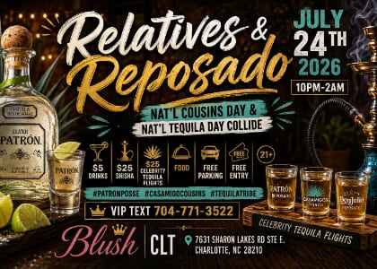 Nat'l Cousins Day + Nat'l Tequila Day: Relatives & Reposado
