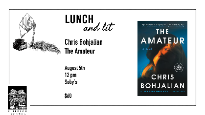 Lunch and Lit with Chris Bohjalian