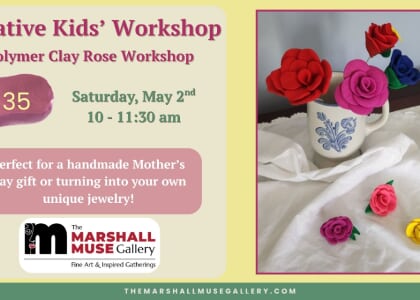 Creative Kids Polymer Clay Roses Workshop