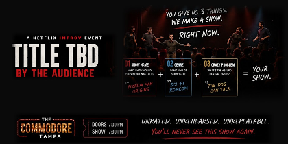 A Netflix Improv Event · One Night Only