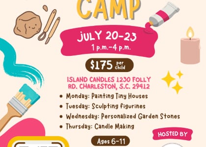 Arts & Crafts Kids (6-11) Camp  @Island Vibes