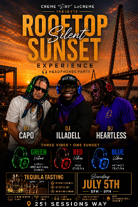 ROOFTOP "SILENT" SUNSET EXPERIENCE (HEADPHONE PARTY) + TEQUILA TASTING