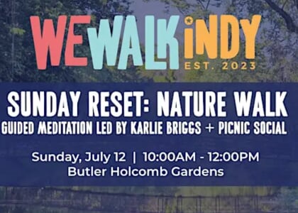 We Walk Indy - Sunday Reset: Nature Walk + Meditation + Picnic