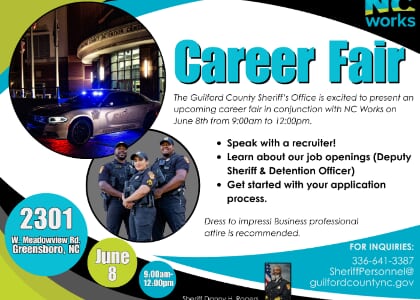 Guilford County Sheriff's Office Career Fair