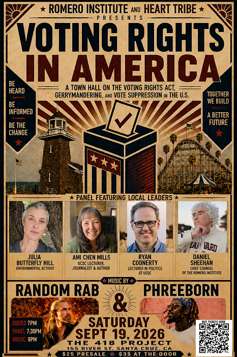 The Romero Institute and Heart Tribe Present - Voting Rights In America