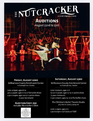 Nutcracker Auditions 2025