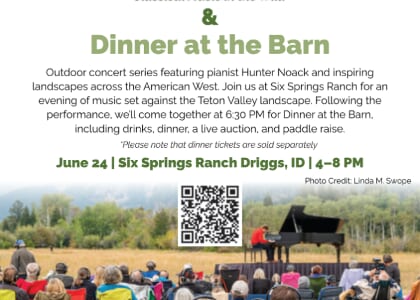 IN A LANDSCAPE & Dinner at the Barn