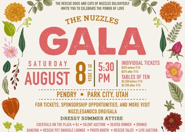 Nuzzles' Annual Gala Fundraiser