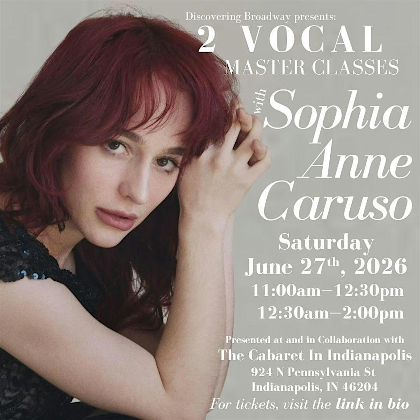 Vocal Masterclass with BEETLEJUICE'S Sophia Anne Caruso