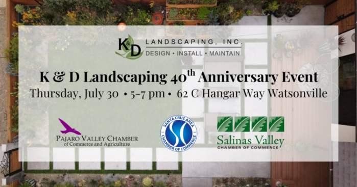 K & D Landscaping 40th Year Anniversary Ribbon Cutting