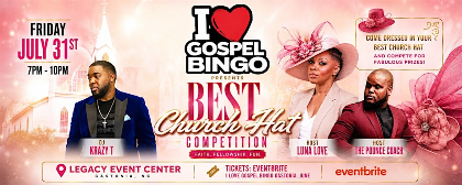 I LOVE GOSPEL BINGO GASTONIA - JUNE