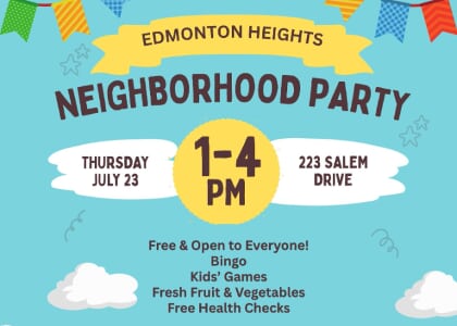 Edmonton Heights Neighborhood Party