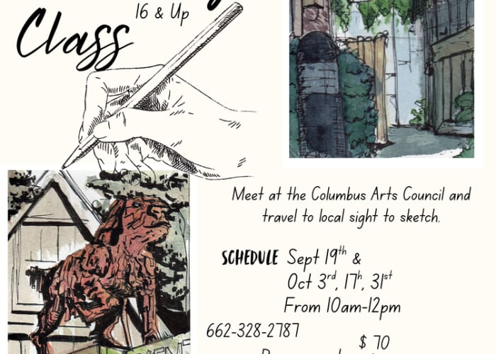 Columbus Arts Council: Ariel's Urban Sketching Class