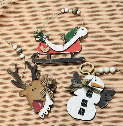 Christmas in July Ornament workshop Session 2