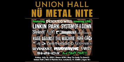 Nu Metal Nite (featuring Deserted Will)
