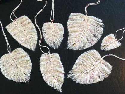 Make and Create: Macrame Leaf Art