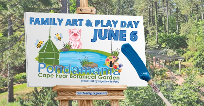 Pondamania Family Art & Play Day at the Garden