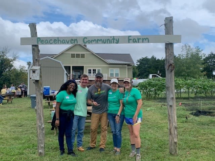 Leadership Greensboro Alumni Day of Service: Peacehaven Farm