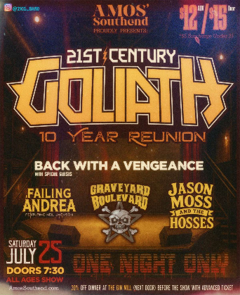 21st Century Goliath 10-Year Reunion Show