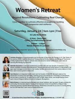 Women's Retreat: Beyond Resolutions: Cultivating Real Change