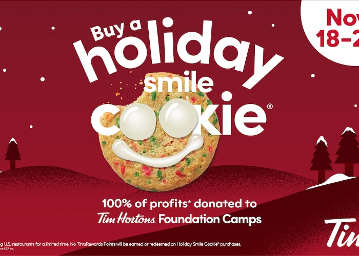 Tim Hortons Holiday Smile Cookie