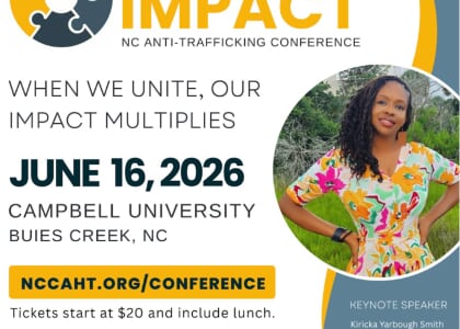 NC Anti-trafficking Conference June 16
