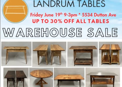 Annual Warehouse Sale