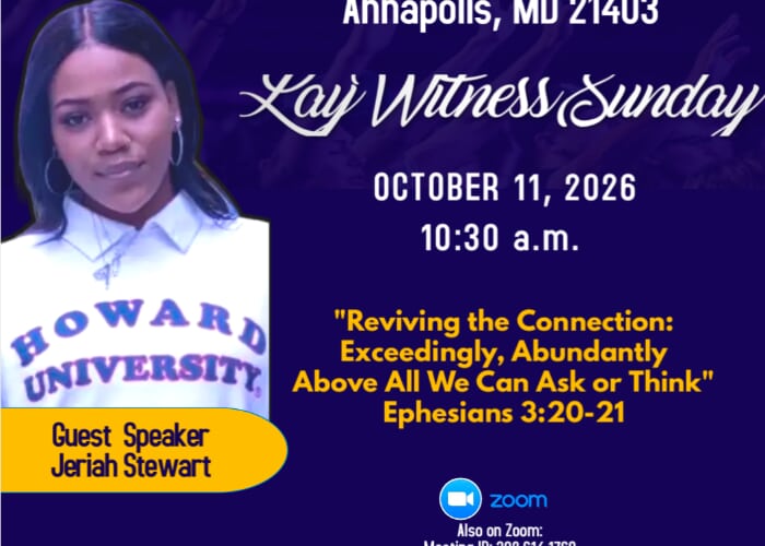Lay Witness Sunday