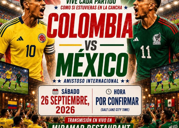 Colombia vs Mexico at Dubai UT | September 26, 2026