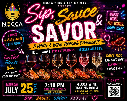 Sip, Sauce & Savor: A Wing & Wine Pairing Experience - Downtown